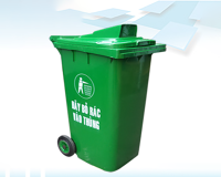 Thùng Rác 240 Lít Nắp Hở