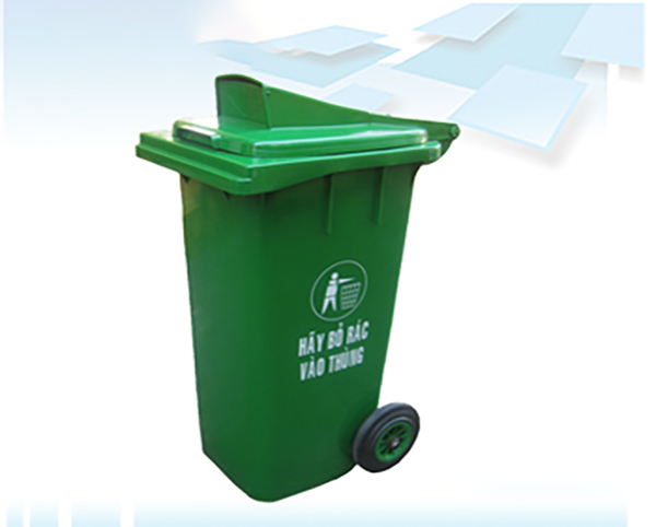Thùng Rác 120 Lít Nắp Hở