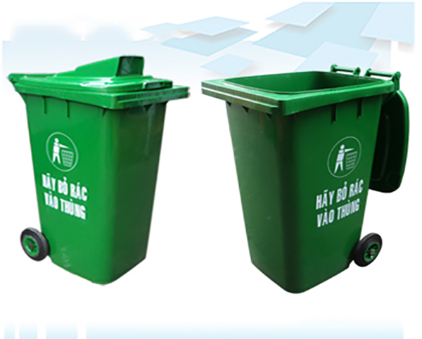 Thùng Rác 240 Lít Nắp Hở