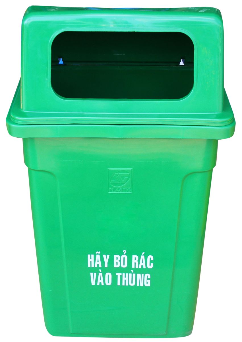 Thùng rác 95 lít không đế